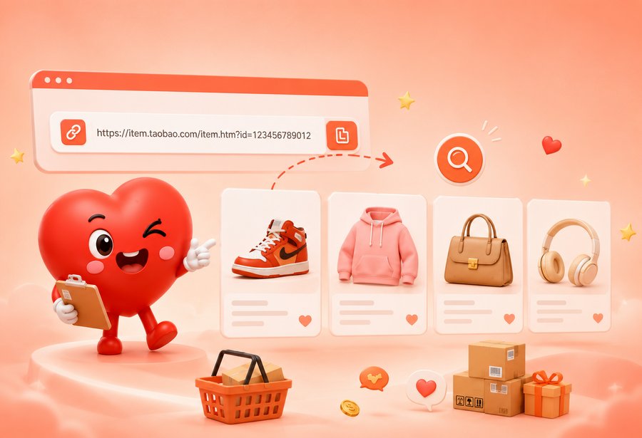 Paste a Taobao, Tmall or Weidian link to find the exact product
